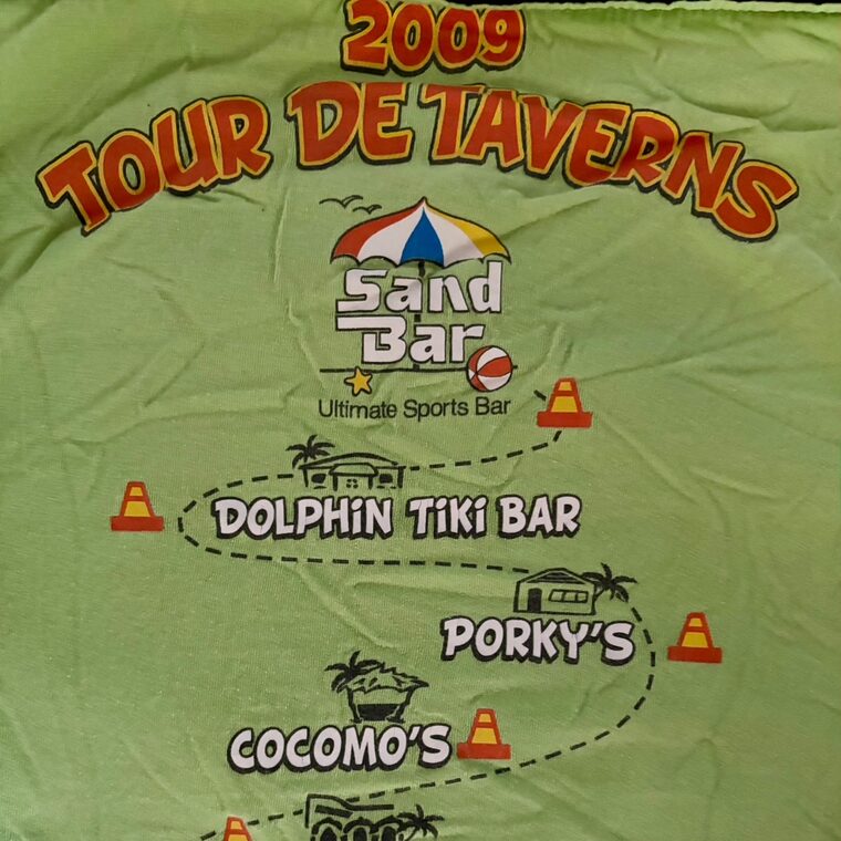 Tour de Taverns 2009 shirt