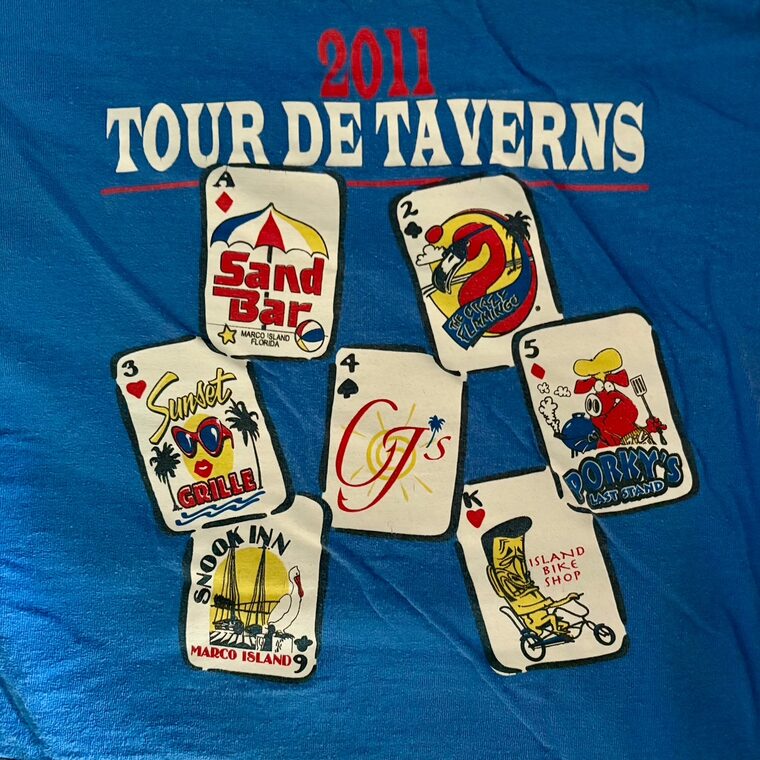 Tour de Taverns 2011 shirt