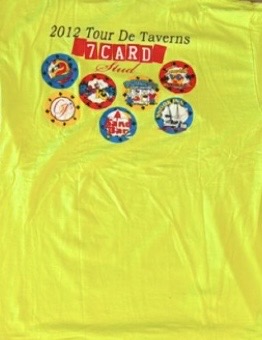 Tour de Taverns 2012 · 7 Card Stud shirt