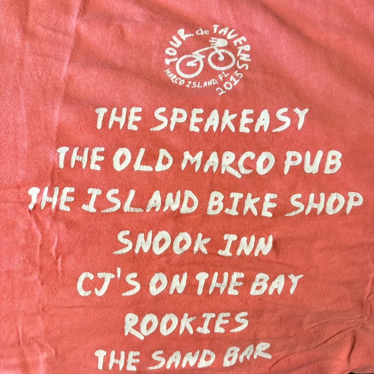 Tour de Taverns 2015 · the stops shirt