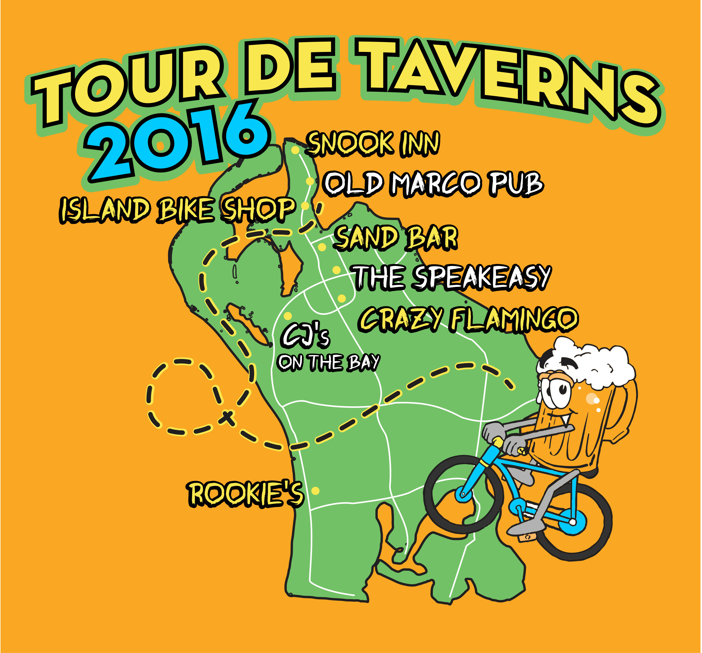 Tour de Taverns 2016 shirt