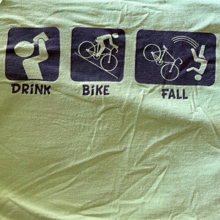 Tour de Taverns Drink · Bike · Fall shirt